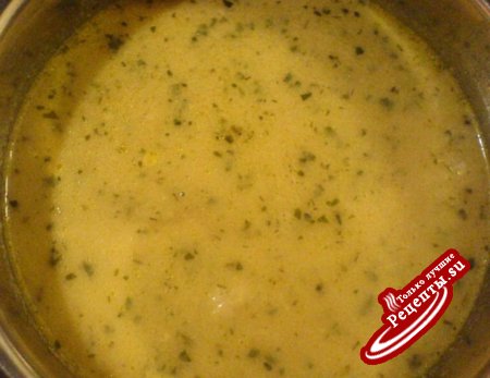 Куриный суп-пюре с цветной капустой (вариант)