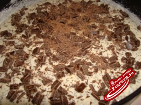 Шоколадно-маковый пирог