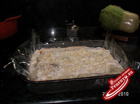 Пай с сыром и с миндалём