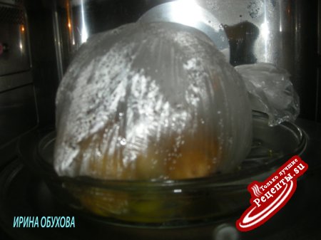 селедка+картошка запеченная в кульке в микроволновке