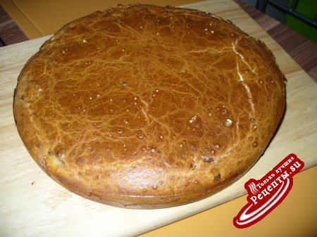 Очень нежный мясной пирог с кабачком (быстрого приготовления)