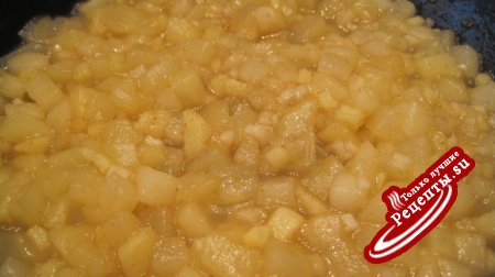 Утка "Конфи" с грушево-мандариновым соусом и картофелем.