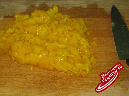 Торт "Творожно-персиковый со вкусом маракуйи"