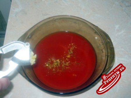 Суп томатный с копчеными сосисками
