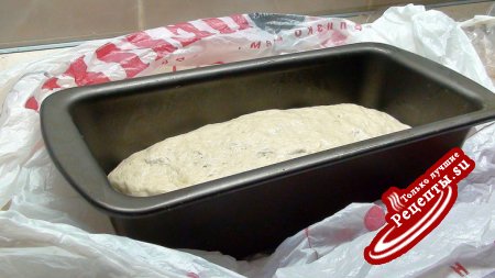 Пресный тосканский хлеб. (Серый, формованный на закваске.)
