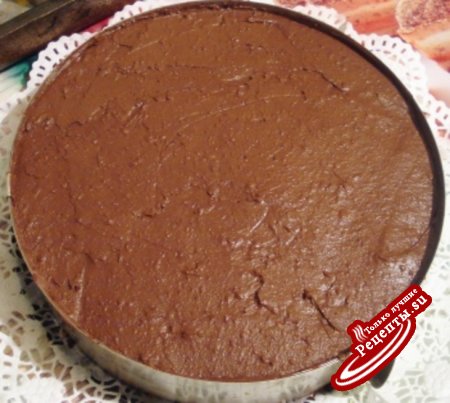Торт шоколадный (подарок к юбилею)
