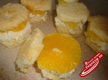 Пирожное "Апельсиновое солнце"