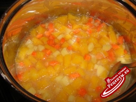 Суп из тыквы и моркови