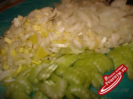 Салат из овощей и бобовых
