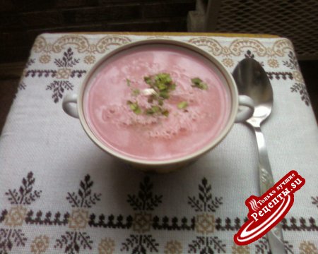 польский борщ с ушками