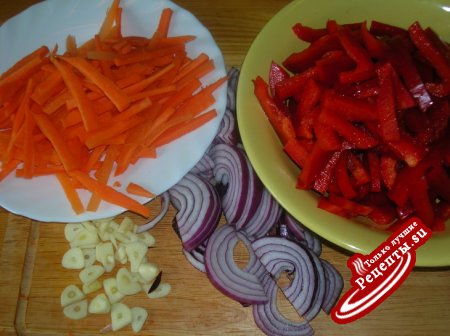 Овощи в кисло-сладком соусе по-китайски