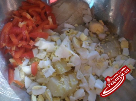 Картофельный салат Эрмитаж
