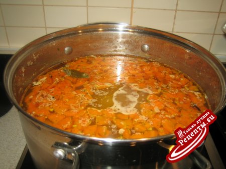Куриный суп (быстро,дёшево и вкусно)
