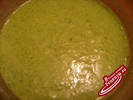 зеленые блины (или Блинты) с сыром Фета и сладким перцем