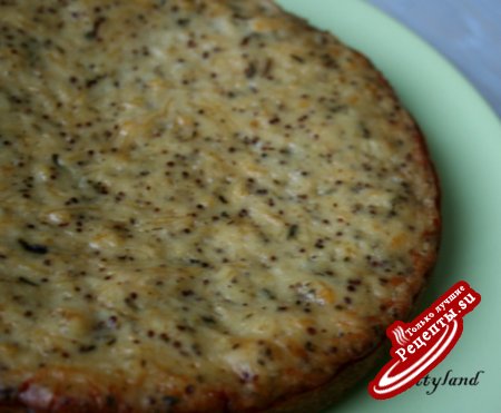 Кекс с зернистой горчицей и сыром (сделан в мультиварке)