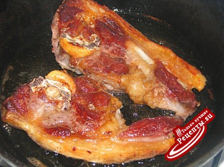 Баранина пряная с сухофруктами.
