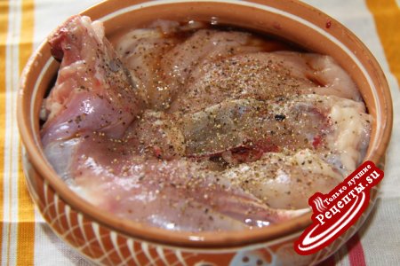 Курица с соусом "Шатни"
