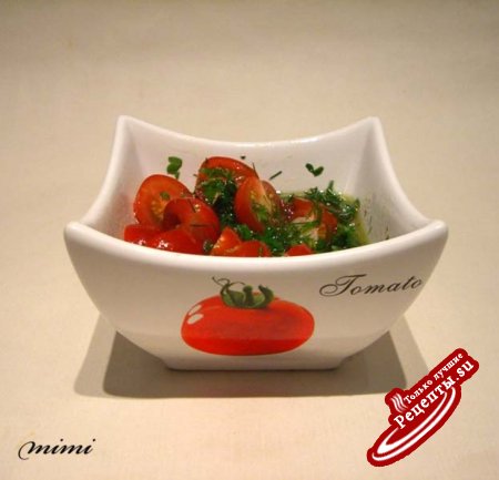 закуска из маринованных черри-томатов