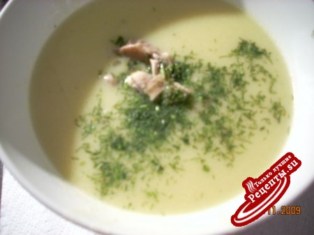 Крем-суп с Курицей и Цветной капустой