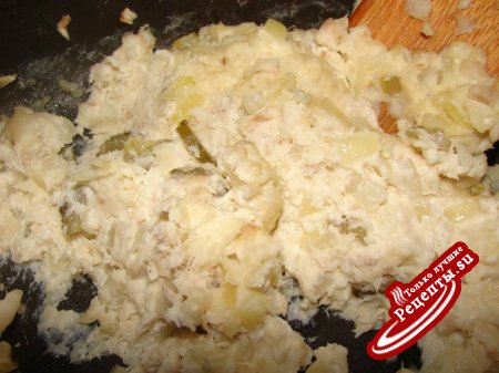 Слойки с очень нежной и сочной рыбной начинкой