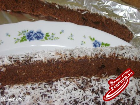 Шоколадный торт "БАР ЛАМИНГТОНА"