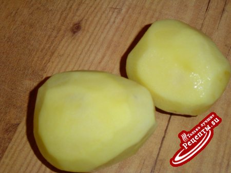Картошка-гармошка с укропом