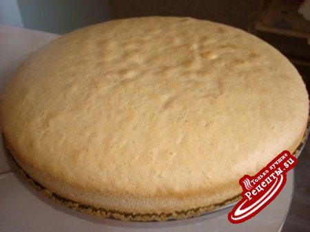 Пирог-торт с манго и творожным кремом "Забава"