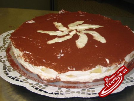 шоколадно-грушевый торт