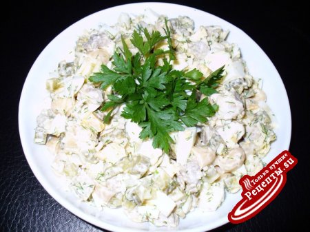 Салат " Незнакомка "