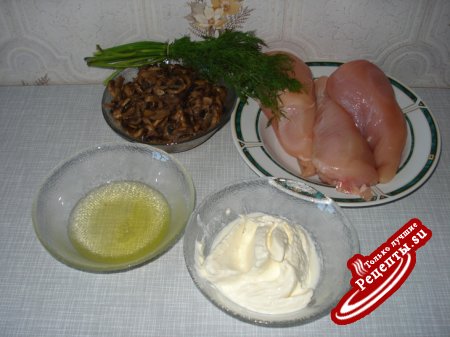 Курица " В снегу "
