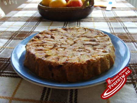 Пирог с яблоками и карамелью (Сладкиш с ябълки и карамел)