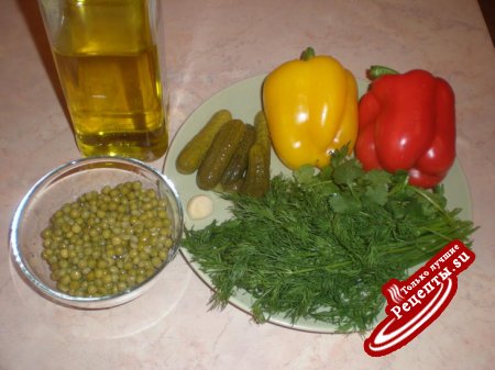 Овощной салат «Бисер»