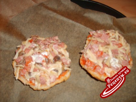 Горячие "пицца-бутерброды"