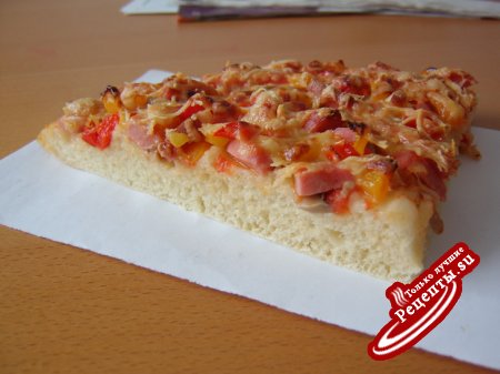 Тесто для любителей высокой пиццы.