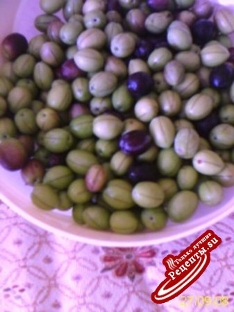 заготовка на зиму:зелёные оливки
