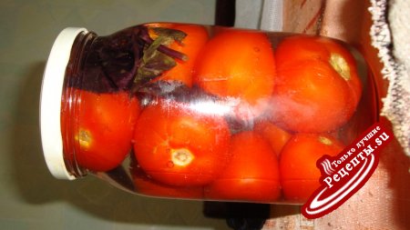 томаты с базеликом
