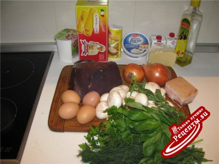 канеллиони с печенью