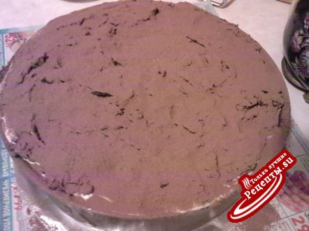 Торт "Чернослив в шоколаде" (вариант оформления)