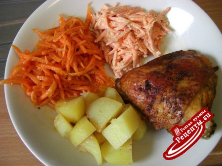 Морковочка к обеду(просто,быстро,вкусно)