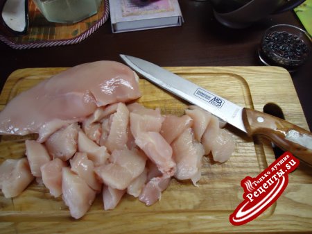 "ПсевдоПлов" с курицей и индейкой, очень нежный и не очень калорийный!)))