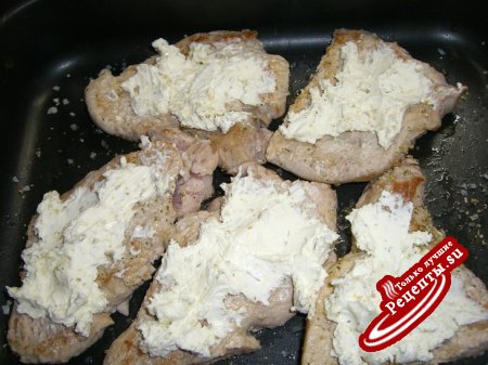 Свинина из духовки, даже Кошка уплетала за обе щечки))))