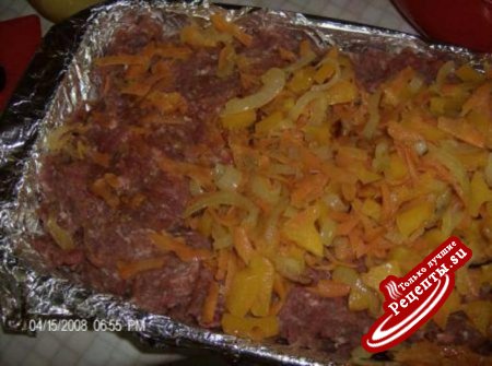 Картофельная запеканка с мясом (вариант)