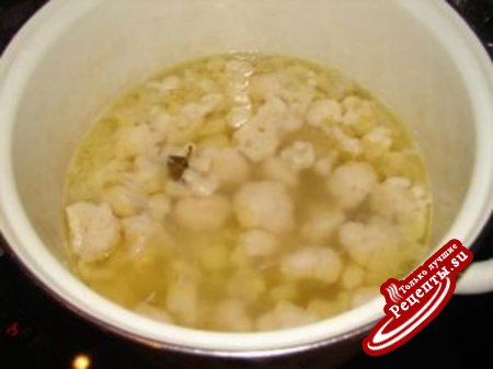 Суп-пюре из цветной капусты (Вариант, но ОЧЕНЬ вкусный)