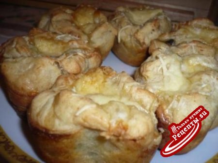 Картофельный киш - жульен