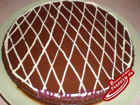 ОВСЯНЫЙ пирог под шоколадной глазурью