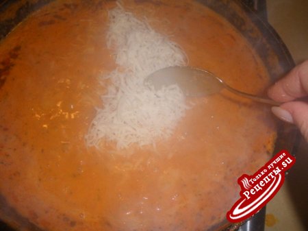 Спагетти в томатно-водочном соусе