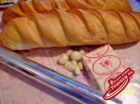 Хлеб с чесноком по-французски
