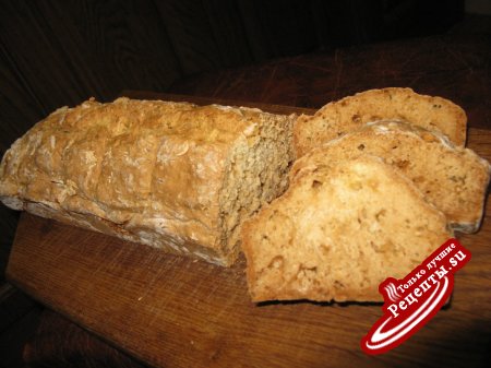 Хлеб на кефире, без дрожжей
