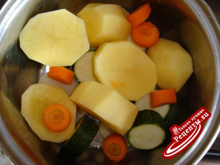 Картофельно-овощное пюре на гарнир
