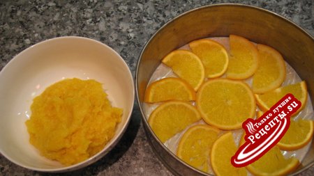 торт Апельсиновый с маком